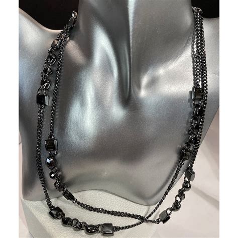 Givenchy Hematite Necklaces 